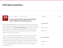 Tablet Screenshot of hallmarkjewelers.com